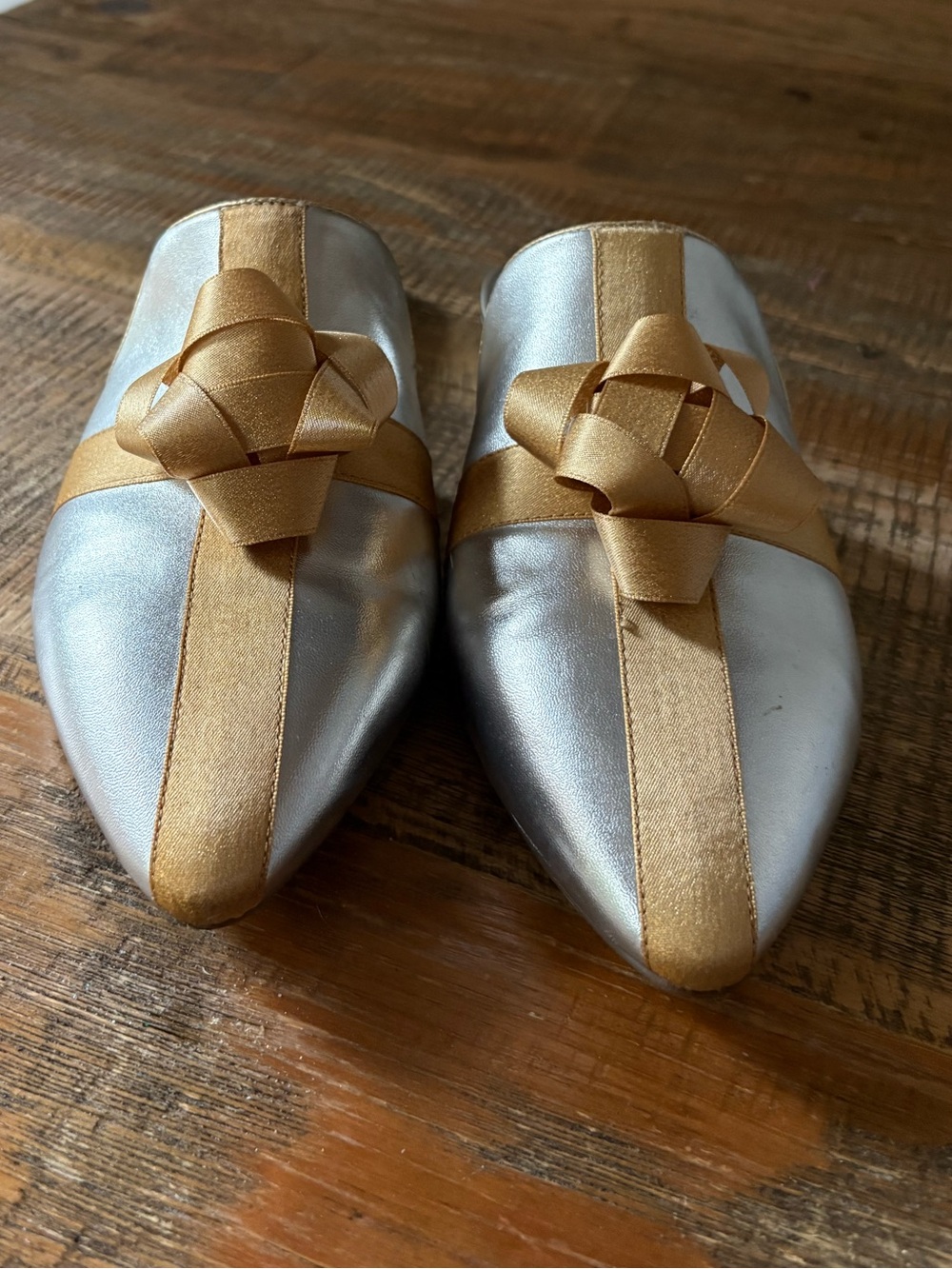 Katy Perry Collections; Silver and Gold Gift Shoes; Women’s Shoes; Size 10M